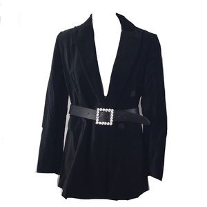 NWT zara velvet elegant blazer jacket